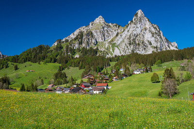 Brunni-Holzegg-Müsliegg Mythen地区的步道