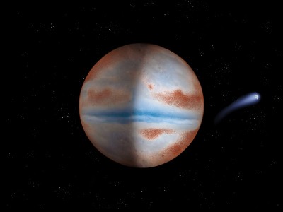 美丽的外星行星与彗星，行星与卫星。