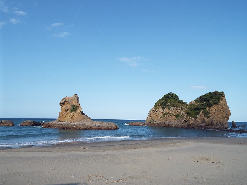 九州宫崎骏日美海滨无人机