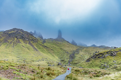 夏天苏格兰的风景