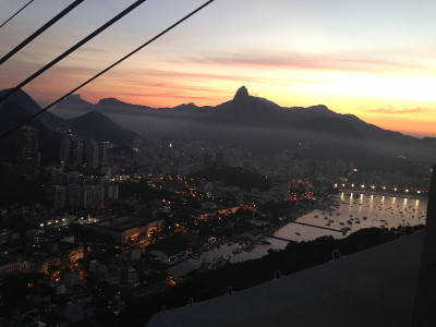 里约热内卢de Janeiro，巴西，pan de azucar,great,view