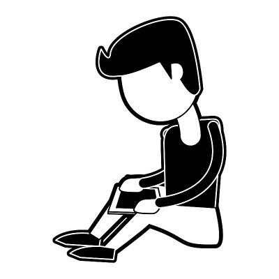 平板卡通人物