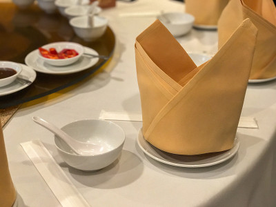 酒店装饰餐巾