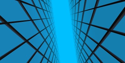 3D插图建筑建筑。