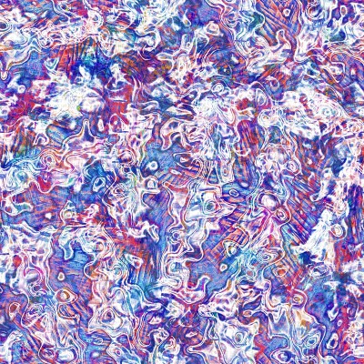 无缝夏季波西米亚水洗印花。垃圾光线水彩拼贴纹理背景。沙滩装图案织物。彩色粉蓝色粉彩模糊混搭印刷上的所