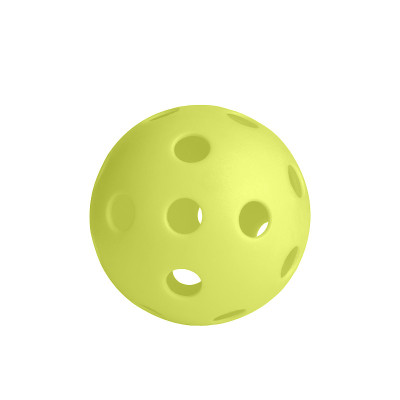 单黄色pickball