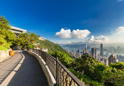 香港:早上的山顶