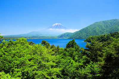 富士山和元津湖