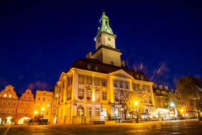Jelenia Gora(波兰)的夜晚