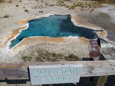 Blue Star Spring pool, Yellowstone National Park
