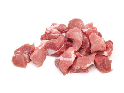切碎的猪肉