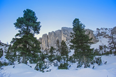 滑雪旅行Kotalmjoch和Stuhljoechl在Rofan山