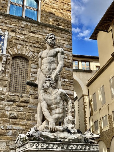 赫拉克勒斯和仙人掌是巴乔·班迪内利(baccio bandinelli, 1525-1534)创作的