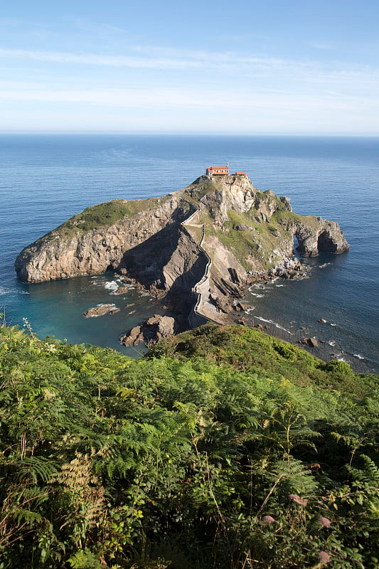 San Juan de Gaztelugatxe 岛；巴斯克地区