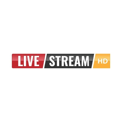 Live HD logo video streaming logo