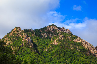 美丽的自然景观，雪山雪山国家公园，韩国