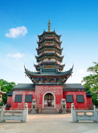 寺庙和宝塔