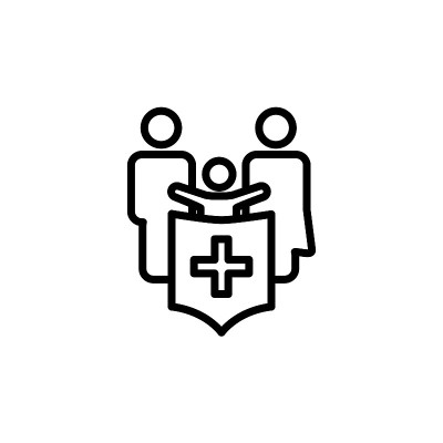 保险图标，标志设计模板