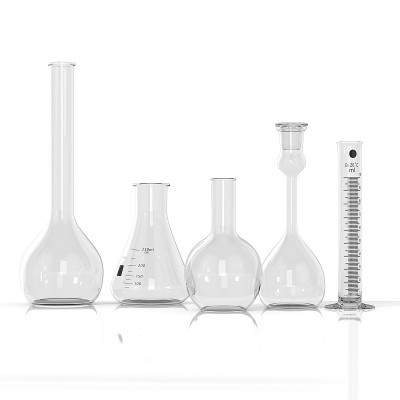 空的实验室玻璃器皿