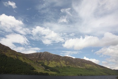苏格兰北部，英国希尔湖尽头