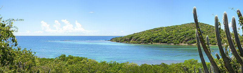 加勒比海全景岛屿天堂
