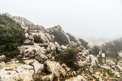 在El Torcal de Antequera, Antequera和Villanueva de l