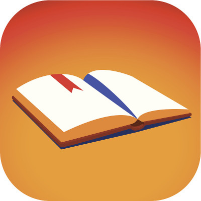 Book minimalism Icon iOS 7 Style for iPhone iPad