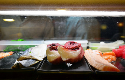 用于烹饪日本料理寿司的肉