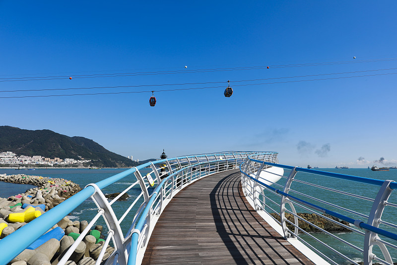 釜山松岛空中步道，韩国最长的水上空中步道。