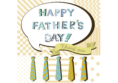 Father's Day Badge. Design material. Banner design