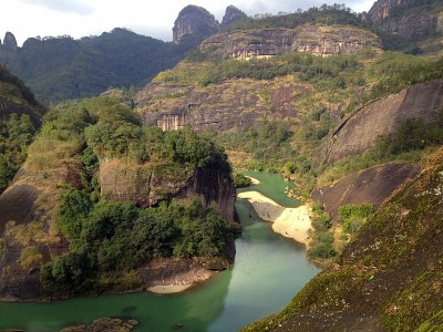 武夷山的冬季风景，中国