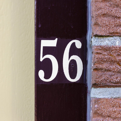 门牌号56