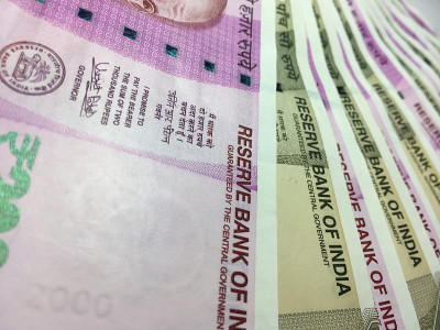 500和2000印度货币