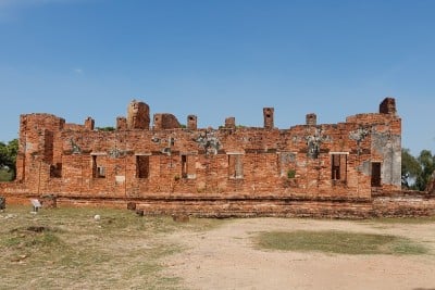 因陀斐特的Wat Ruins the Sanphet