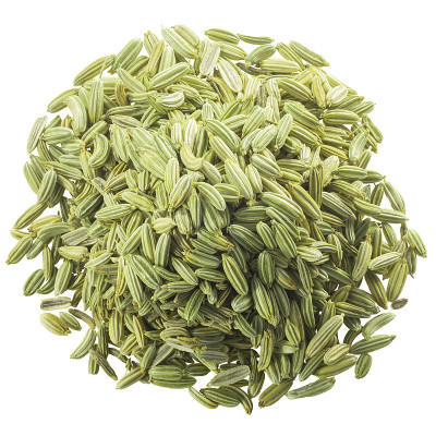 干茴香籽堆，小径，顶部