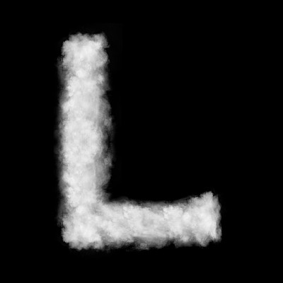 字母L组成的云