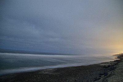 Torrey Pines Night Ocean