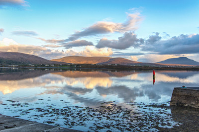 beautiful rural irish country nature landscape fro