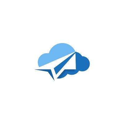 云纸平面矢量图标