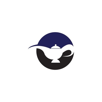 魔灯标志矢量