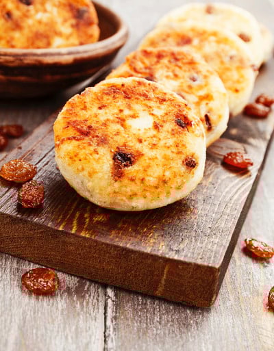 葡萄干煎饼