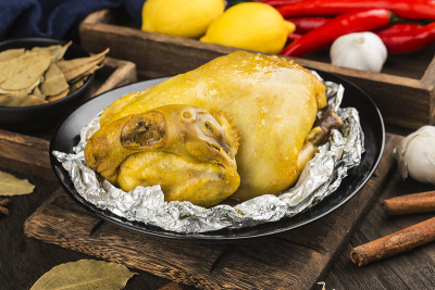 中国美食;美味的窑鸡
