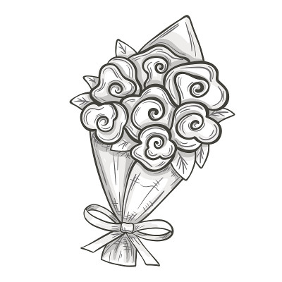 素描的花束