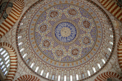 塞利米耶清真寺的瓷砖墙!Edirne-Turkey !
