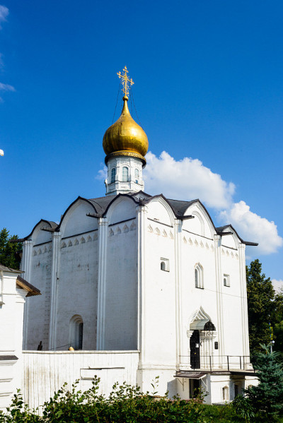 三一圣神教堂Sergius Lavra在Sergiev Posad，莫斯科区，俄罗斯。联合国教科文组