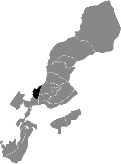 瑞士卢加诺Molino Nuovo区位置图