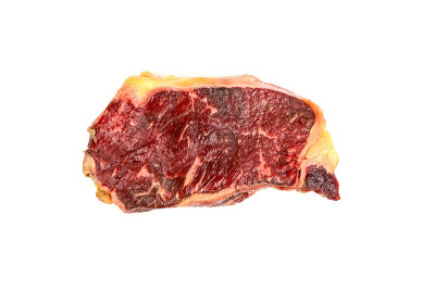 牛肉生孤立