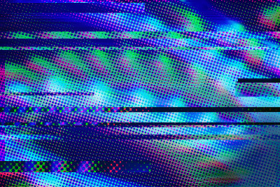 Glitch交错纹理未来的背景