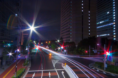 东京城市灯光