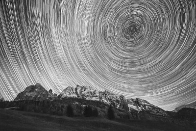Startrail Tofane B/W